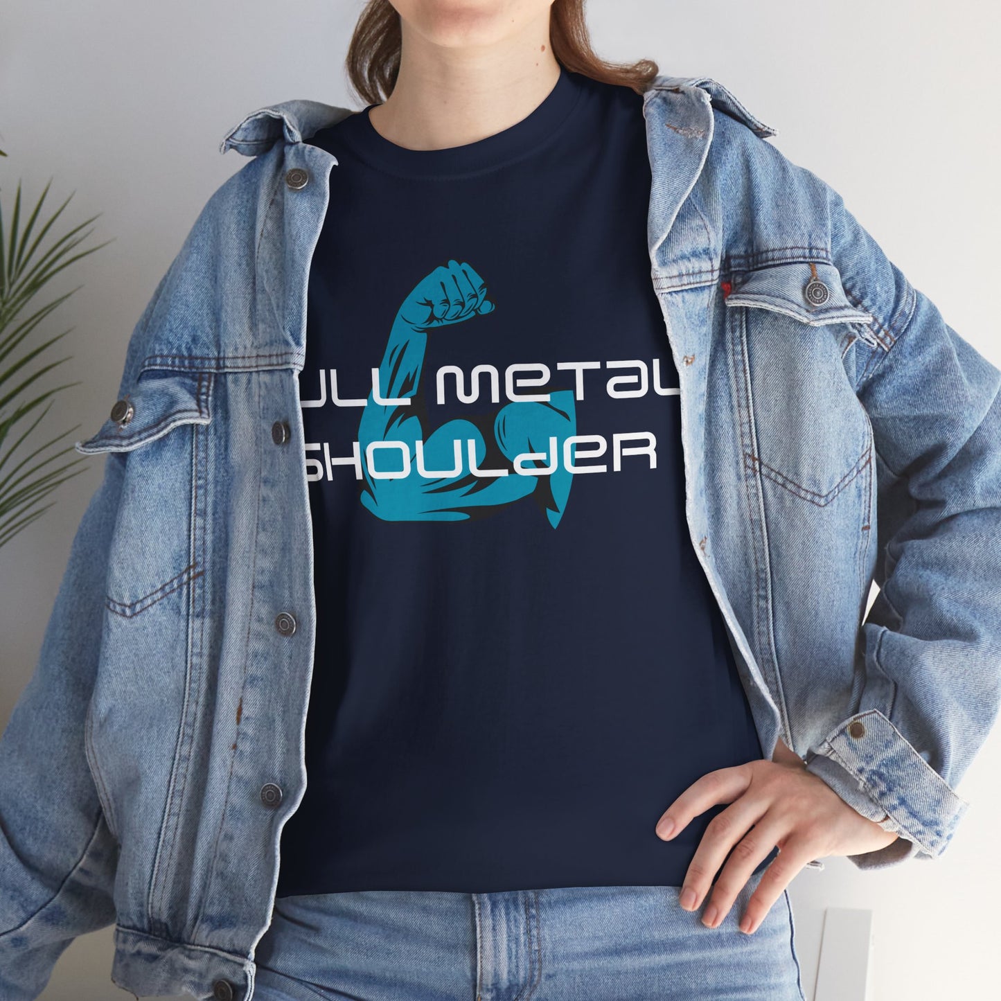 Full Metal Shoulder Graphic T Shirt