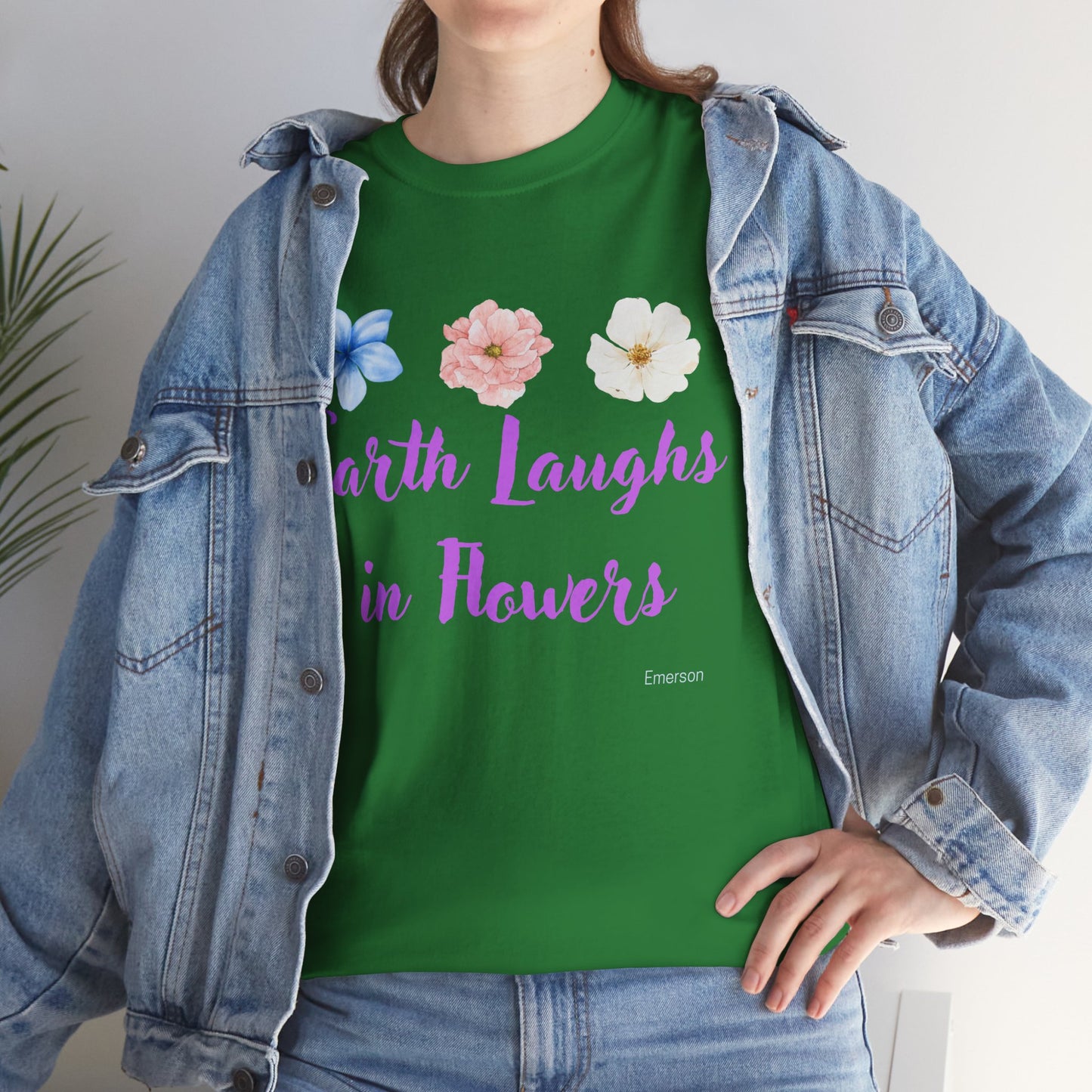 Earth Laughs In Flowers Graphic T-Shjrt
