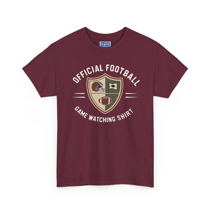 Official Football Game Watching T Shirt