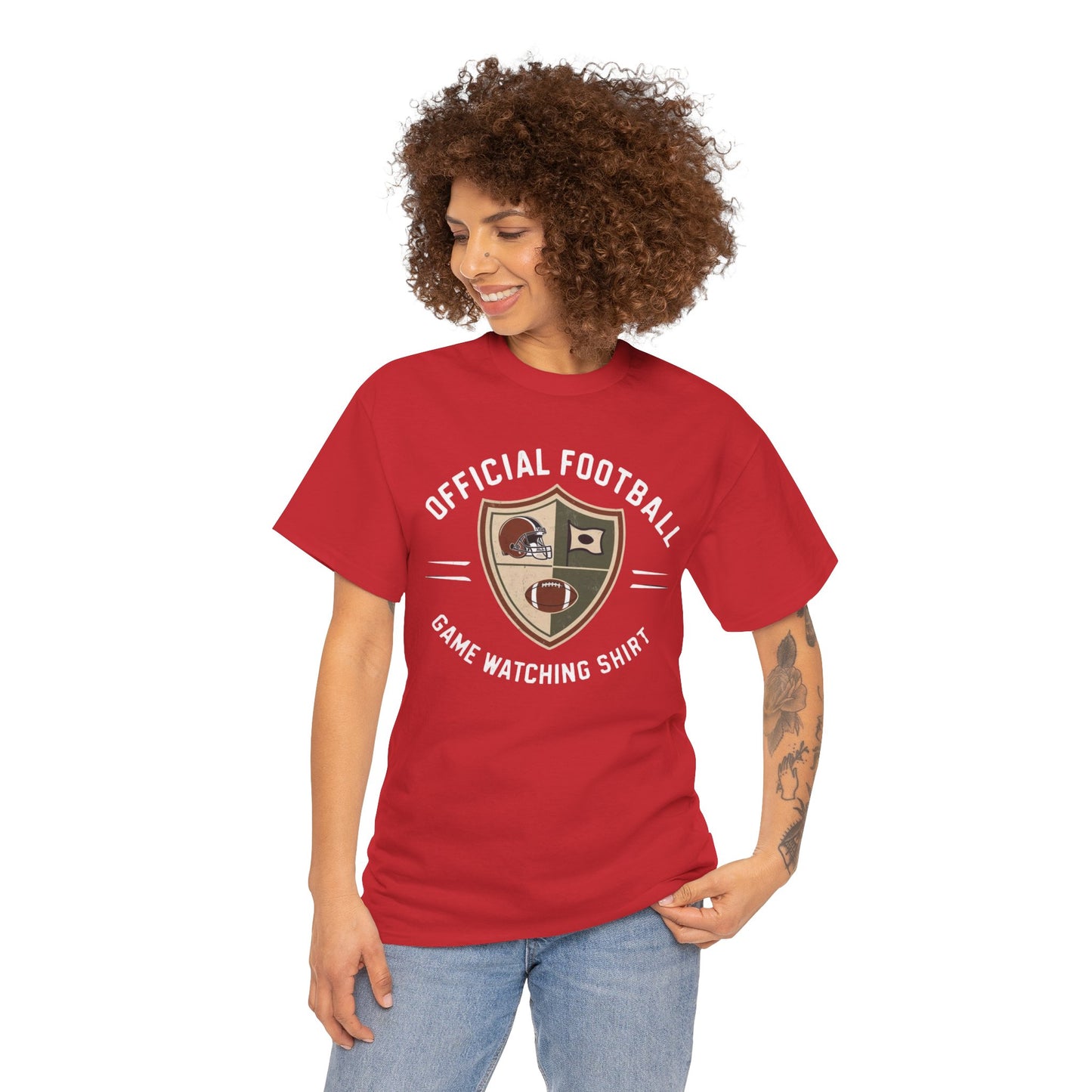 Official Football Game Watching T Shirt