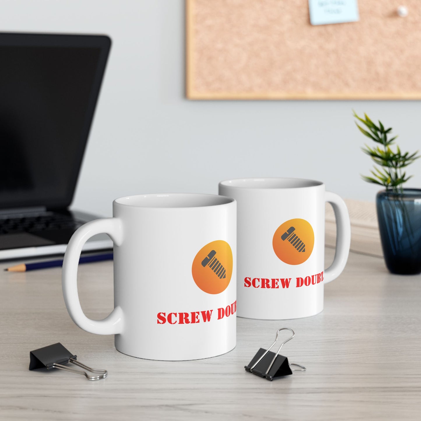 Screw Doubt Ceramic Mug, Fun Ceramic Mug,  Fun Coffee Mug, for the Bold Mind -  Fun Tea Mug