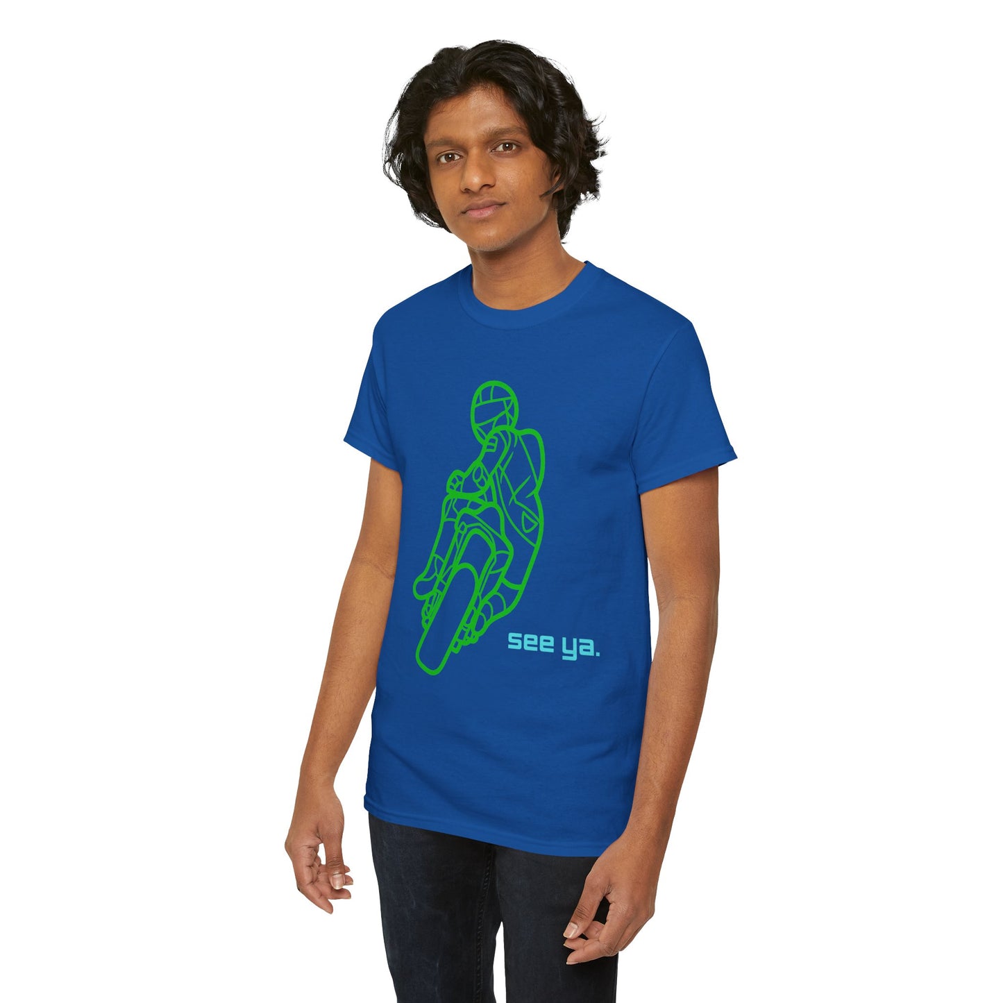 See Ya  Motorcycle Rider Graphic T-Shirt