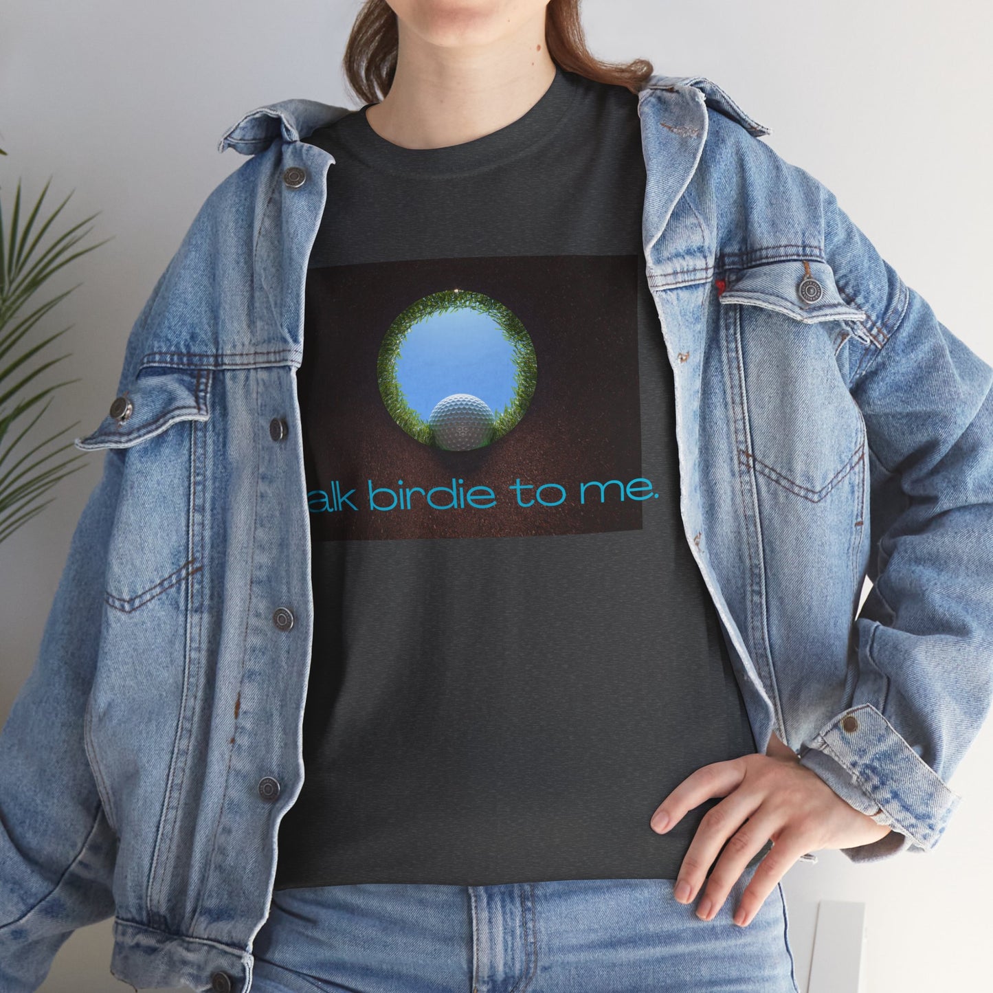 Talk Birdie To Me   Graphic T-Shirt For Golfers