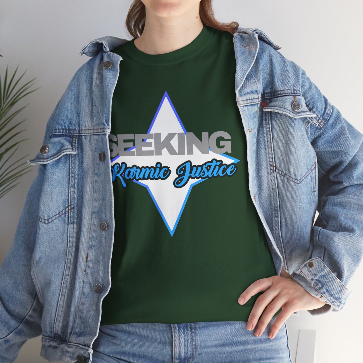 Seeking Karmic Justice  Graphic T-Shirt