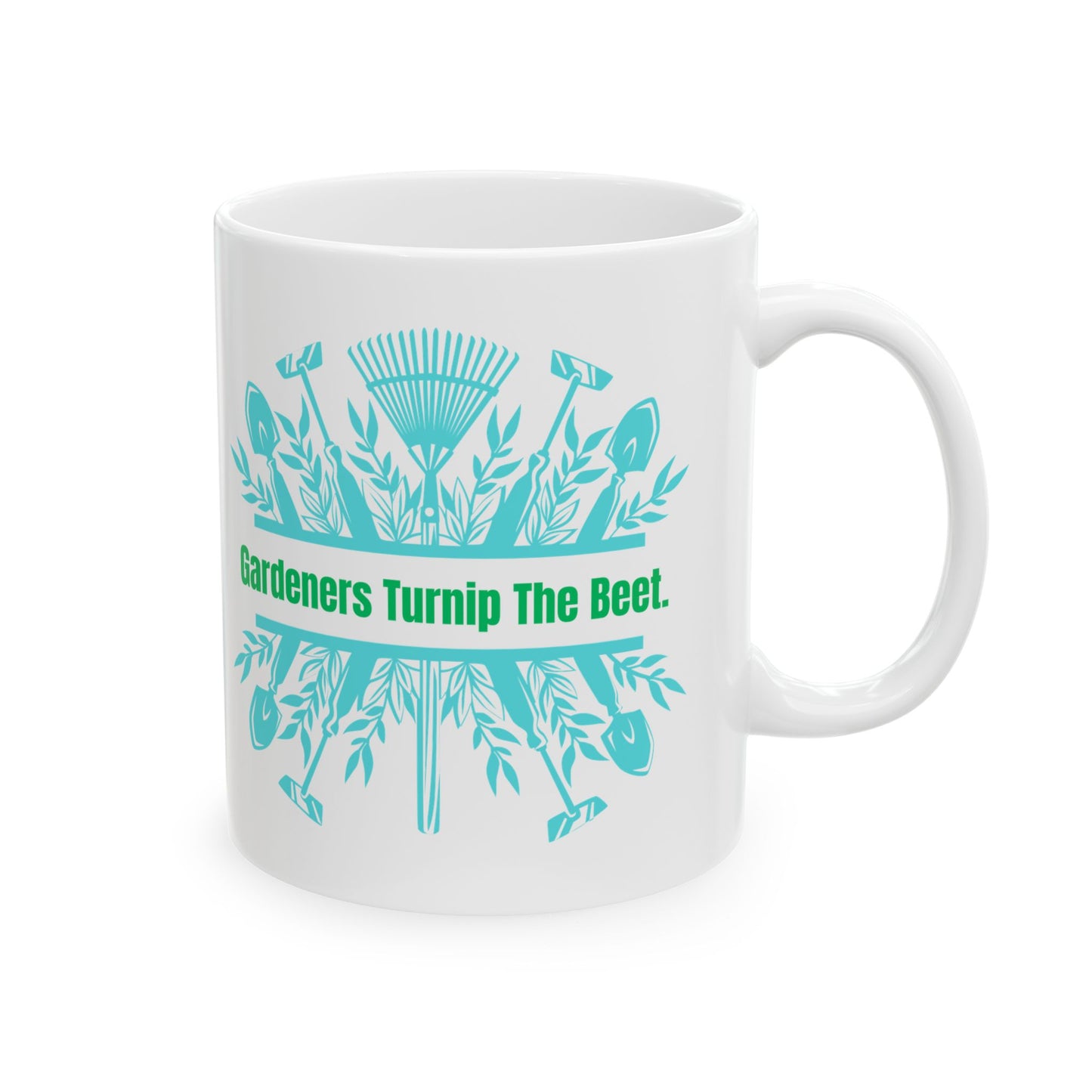Gardeners Turnip The Beat - Fun Ceramic Mug