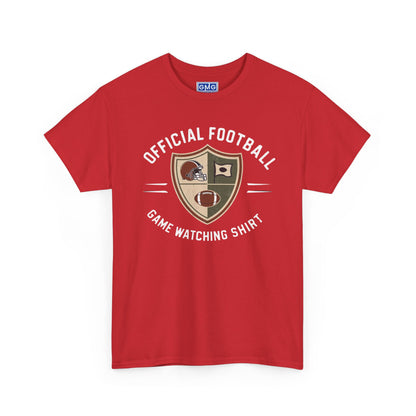 Official Football Game Watching T Shirt