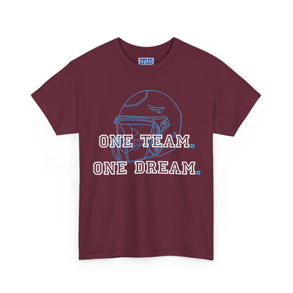 One Team.  One Dream. - Graphic T-Shirt For Football Fanatics