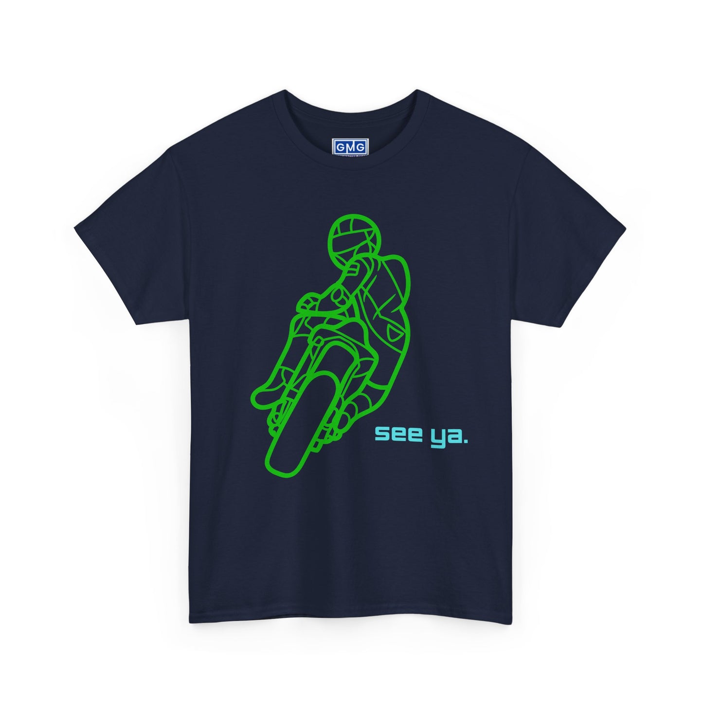 See Ya  Motorcycle Rider Graphic T-Shirt