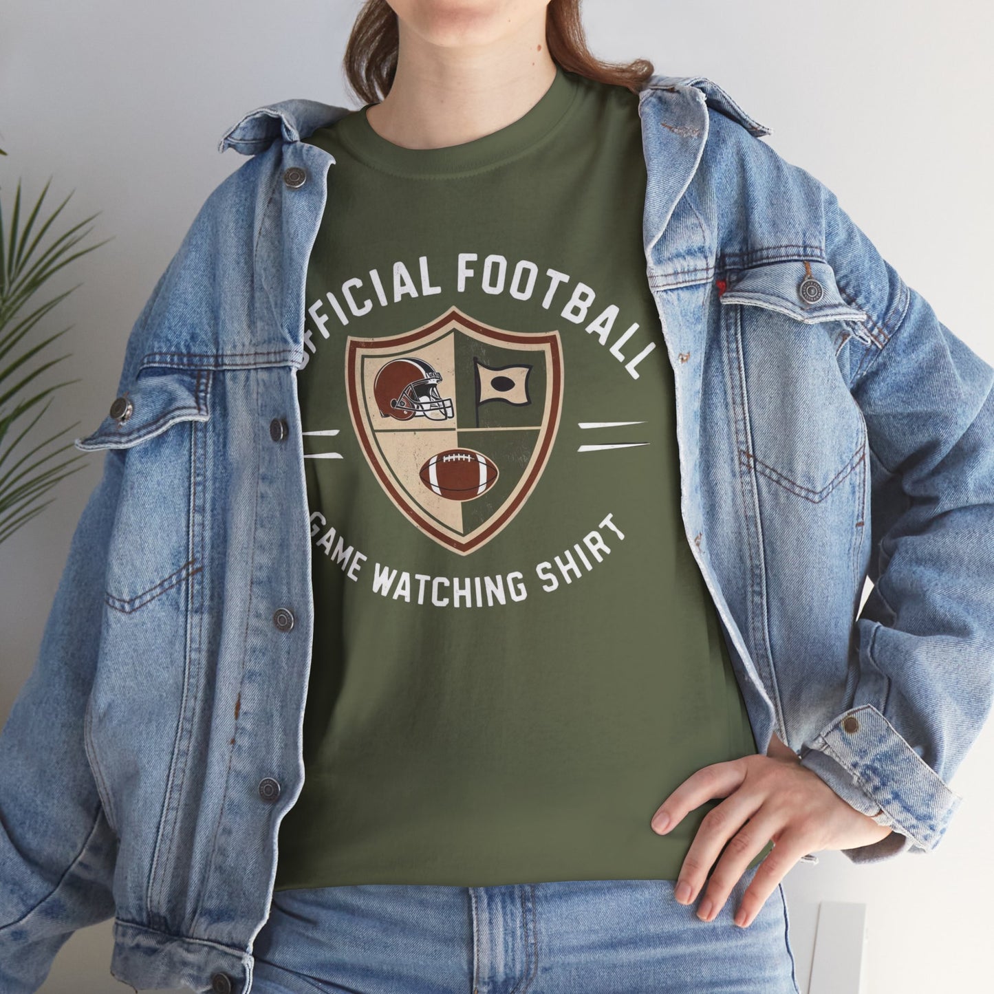 Official Football Game Watching T Shirt