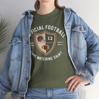 Official Football Game Watching T Shirt