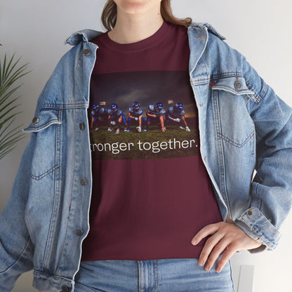Stronger Together    Football Graphic T-Shirt
