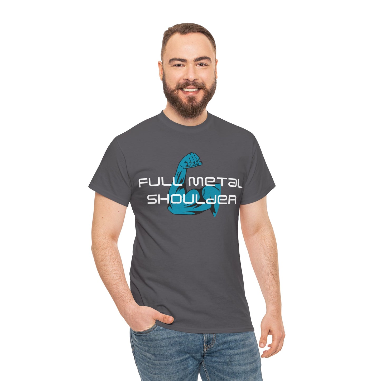 Full Metal Shoulder   Graphic T Shirt