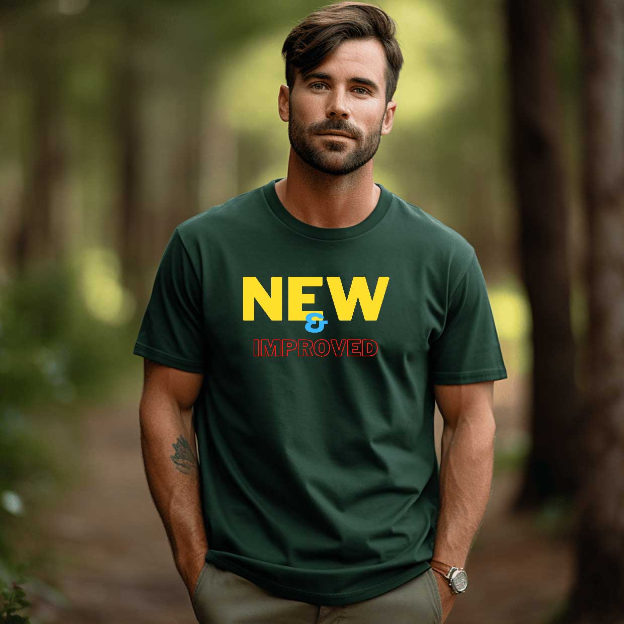 New & Improved Graphic T-Shirt