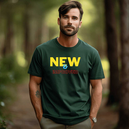 New & Improved Graphic T-Shirt