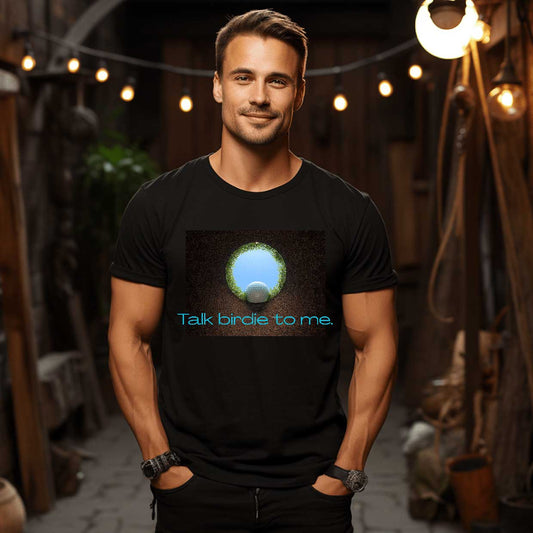 Talk Birdie To Me   Graphic T-Shirt For Golfers