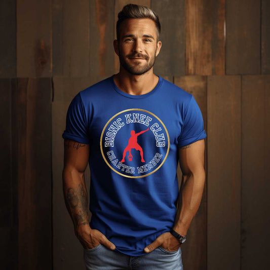 Bionic Knee Club Charter Member   Graphic T-Shirt