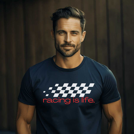 Racing is Life   Graphic T-Shirt for Racers