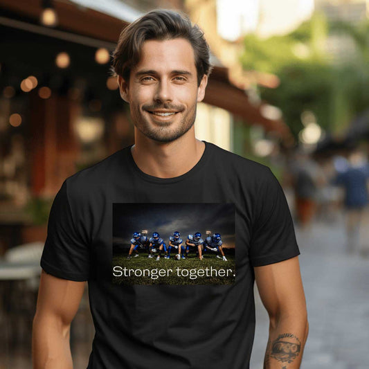 Stronger Together    Football Graphic T-Shirt