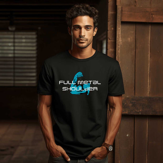Full Metal Shoulder   Graphic T Shirt