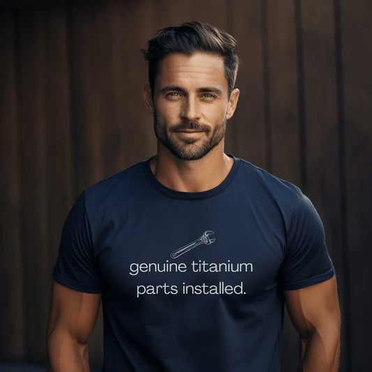 Genuine Titanium Parts Installed   Graphic T-Shirt