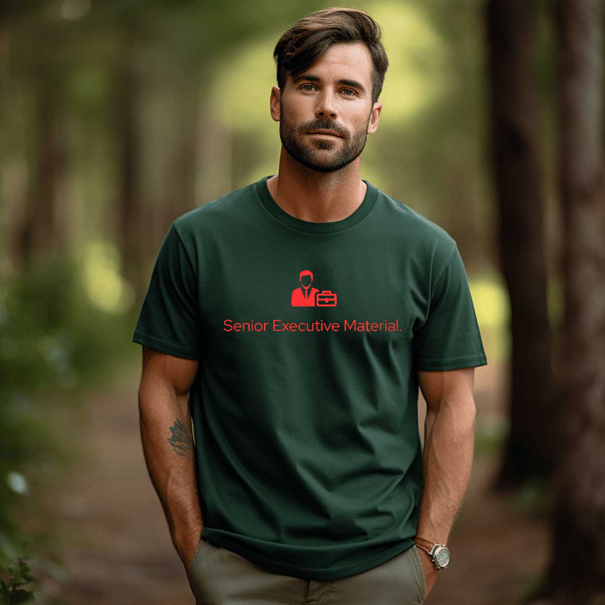 Senior Executive Material   Graphic T-Shirt