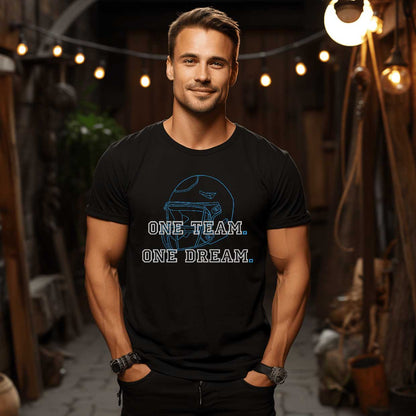 One Team.  One Dream. - Graphic T-Shirt For Football Fanatics