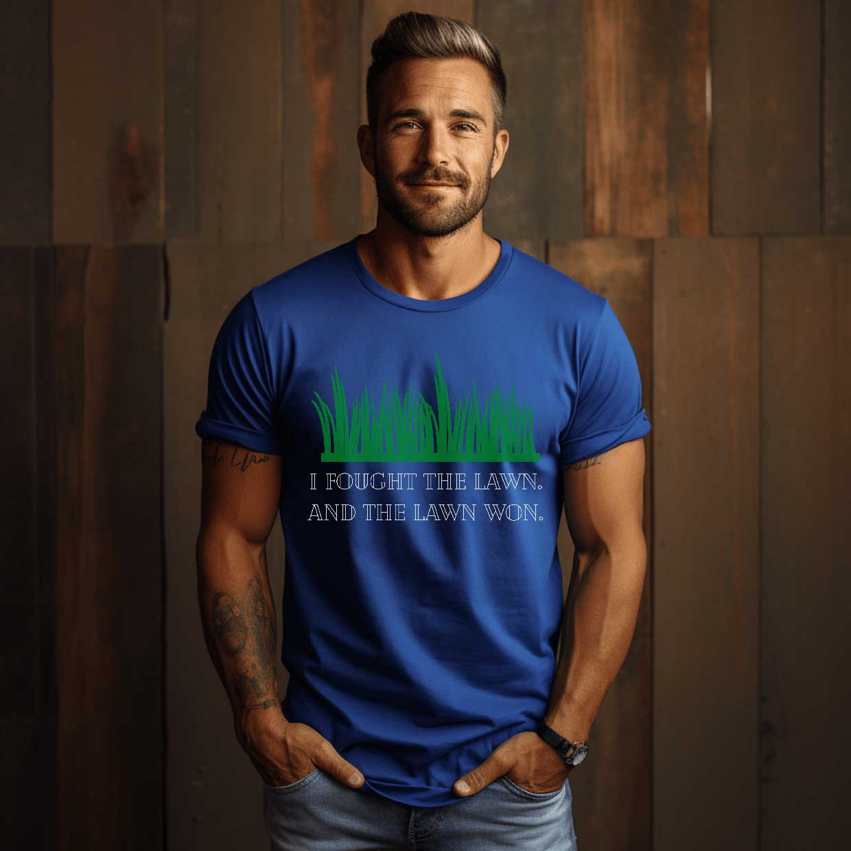 I Fought the Lawn   Graphic T-Shirt