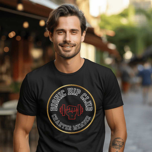 Bionic Hip Club Charter Member  Graphic T-Shirt