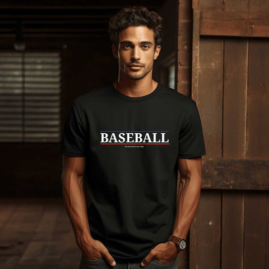 Baseball - Because There's No Crying  Graphic T-Shirt