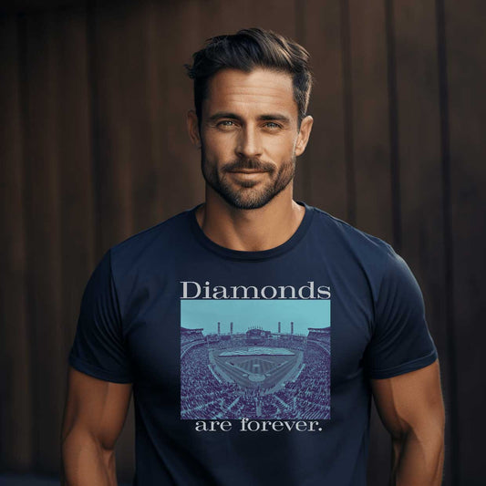 DIamonds Are Forever   Graphic Baseball T-Shirt