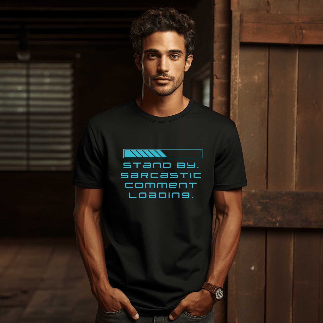 Stand By, Sarcastic Comment Loading   Graphic T-Shirt