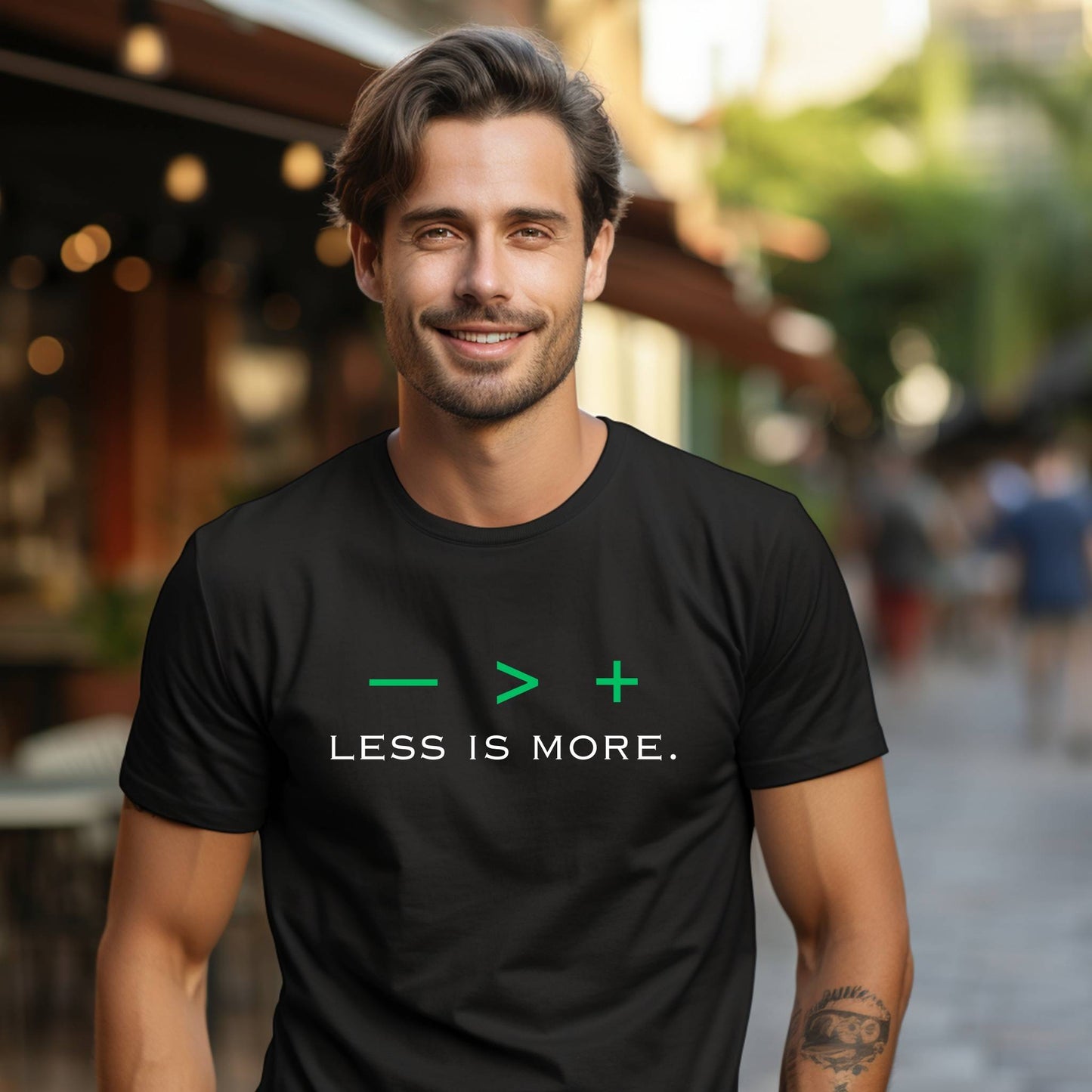 Less Is More Graphic T-Shirt