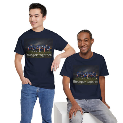 Stronger Together    Football Graphic T-Shirt