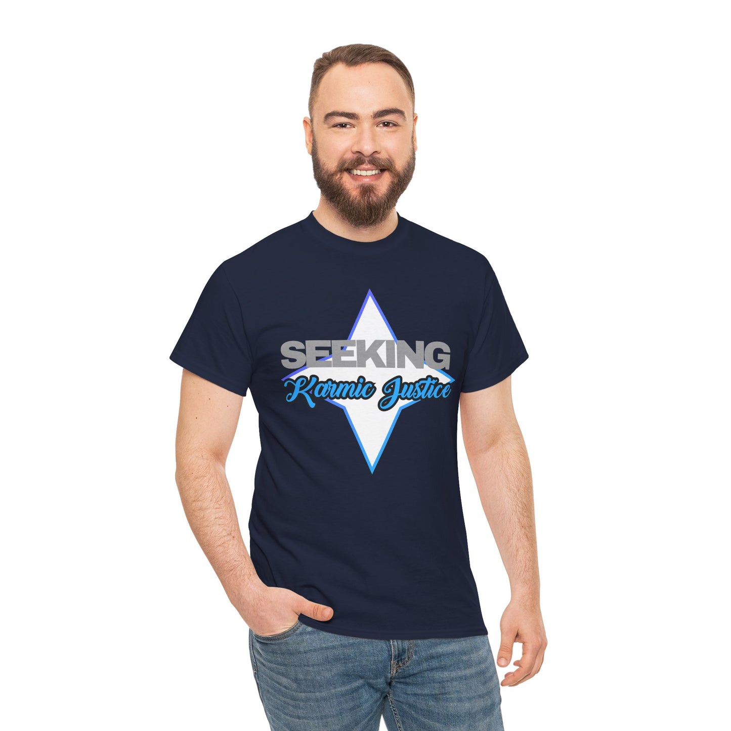Seeking Karmic Justice  Graphic T-Shirt
