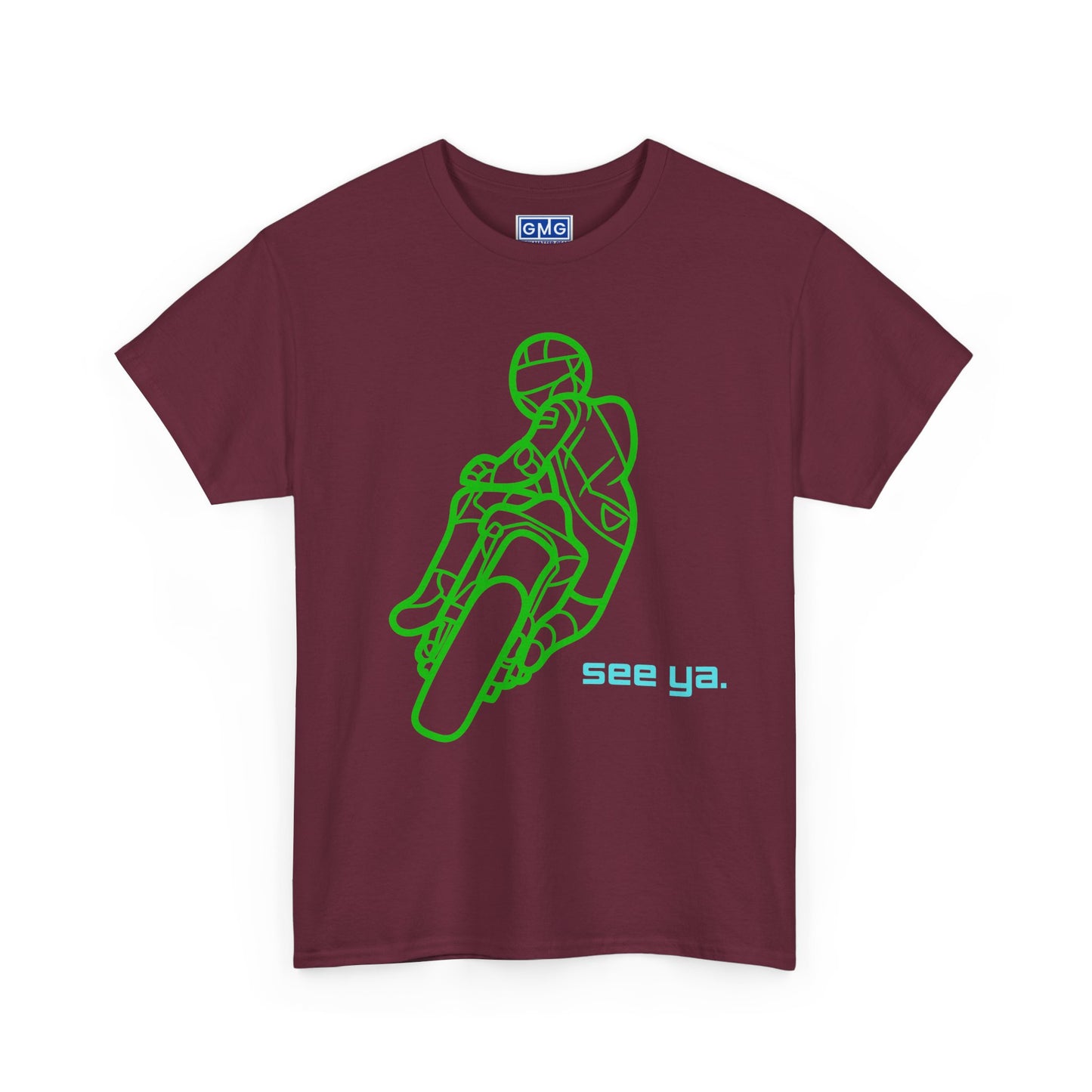 See Ya  Motorcycle Rider Graphic T-Shirt