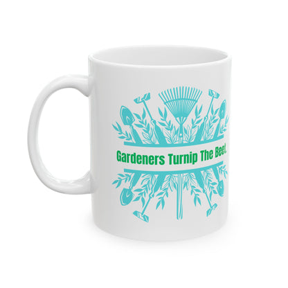 Gardeners Turnip The Beat - Fun Ceramic Mug