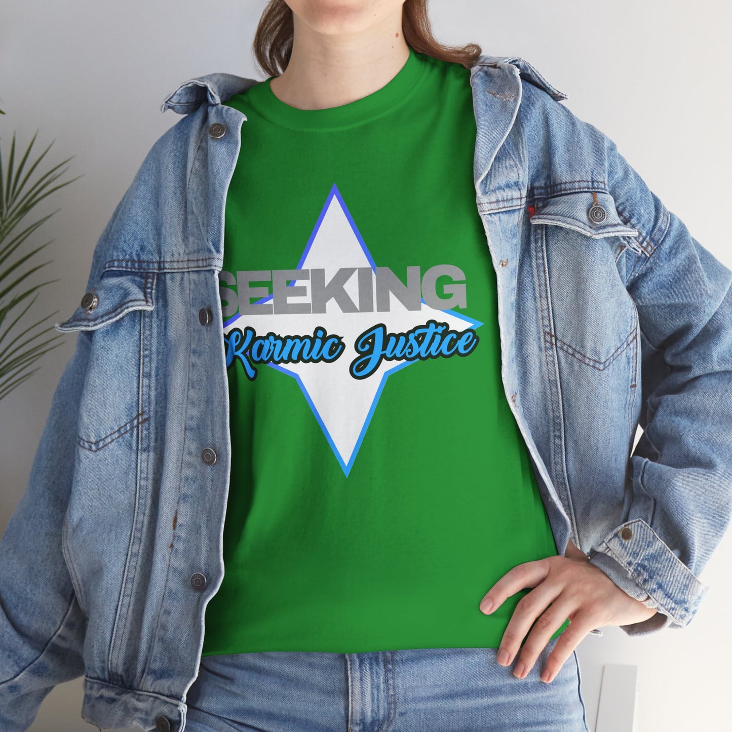Seeking Karmic Justice  Graphic T-Shirt