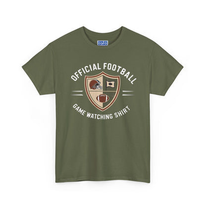 Official Football Game Watching T Shirt